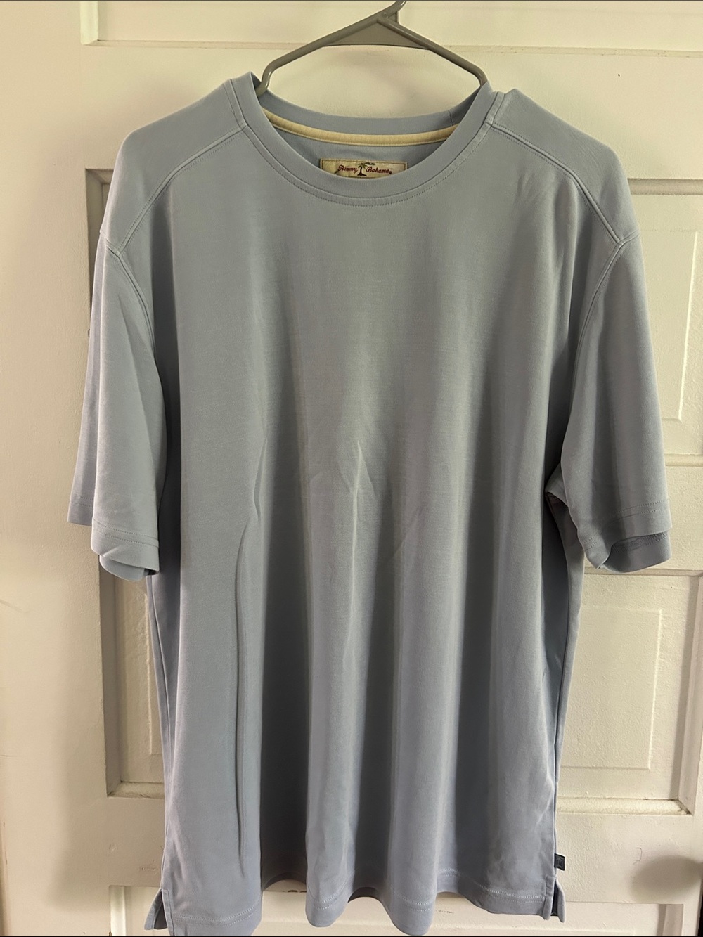 Tommy Bahama Light Blue Short-Sleeve Crewneck Shirt